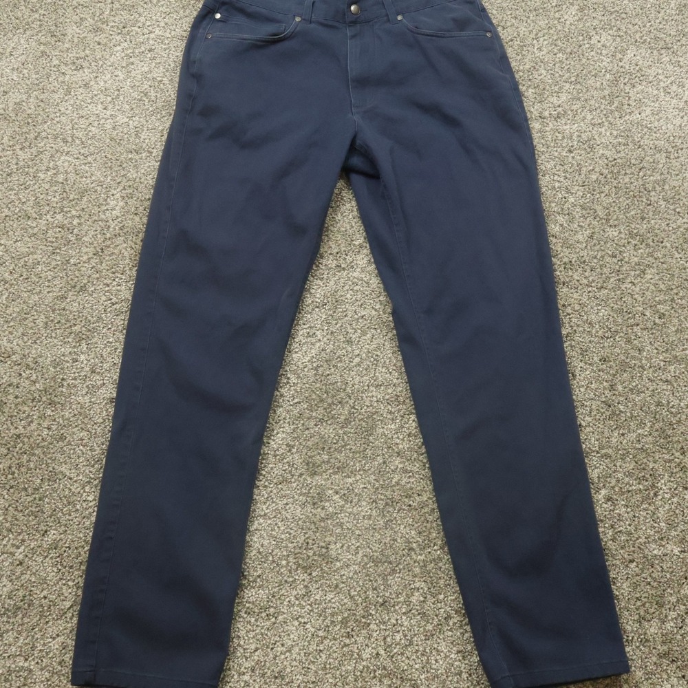 FootJoy Pants Mens 32x29.5 Blue Golf Performance Stretch Flat Front Casual Chino